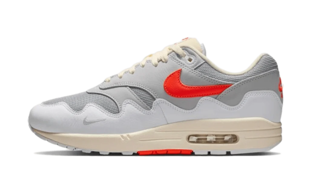 Nike Air Max 1 ‘87 Patta Waves White & Hyper Crimson